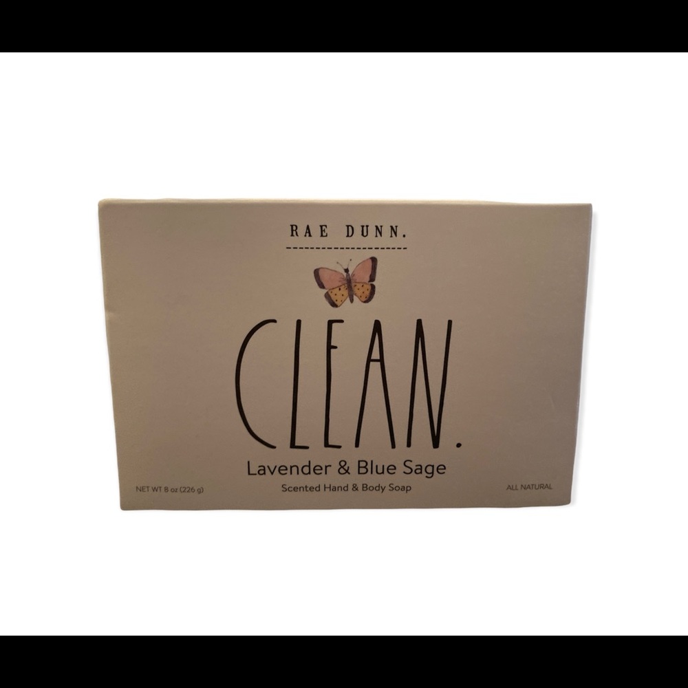 Rae Dunn Lavender & Blue Sage Scented Body Bar